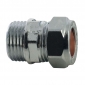 Chrome Plated Compression Male Coupling