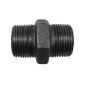 Malleable Iron Hexagonal Nipple Black