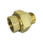 Threaded Brass Straight Union M x F